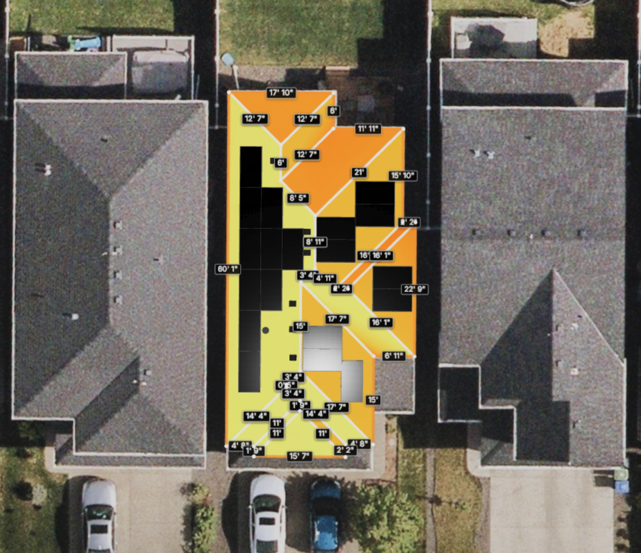 Automatic roof plane detection